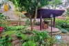 Large garden villa for rent in Ngoc Thuy near French international school.